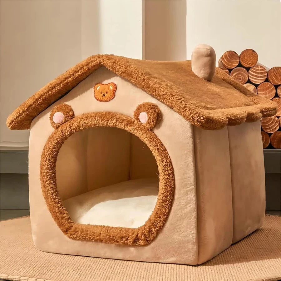 Maison Pliante pour Chat & Petit Chien — Douillet, Lavable & Ultra-Douce